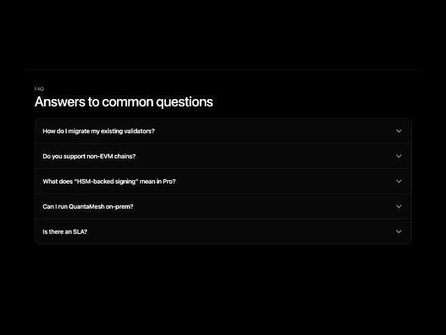 Responsive FAQ Accordion Section (Tailwind) preview