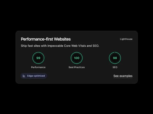 Performance Metrics Feature Card preview