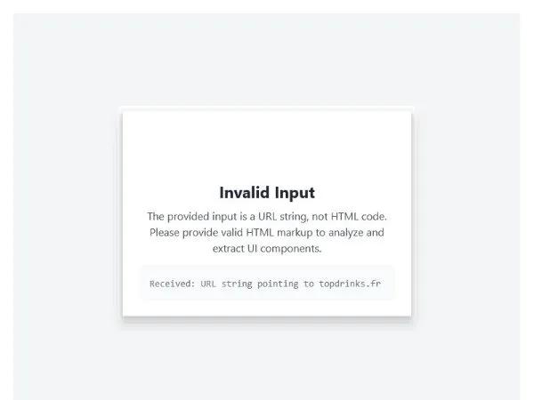 Invalid URL Component preview