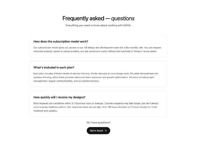 Tailwind FAQ Section with Contact CTA preview