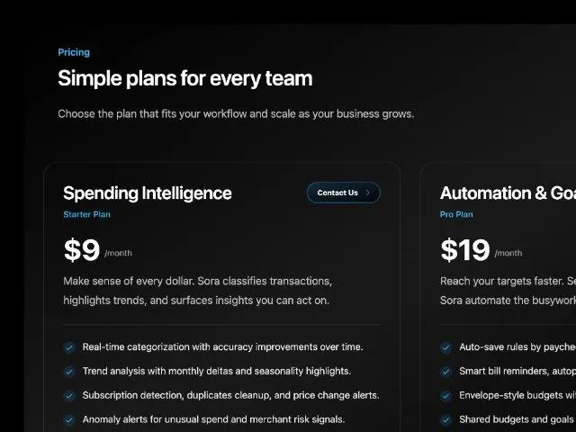 Animated Pricing Section with Plan Toggle preview