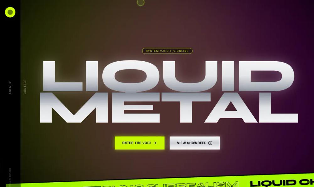 Liquid Metal style