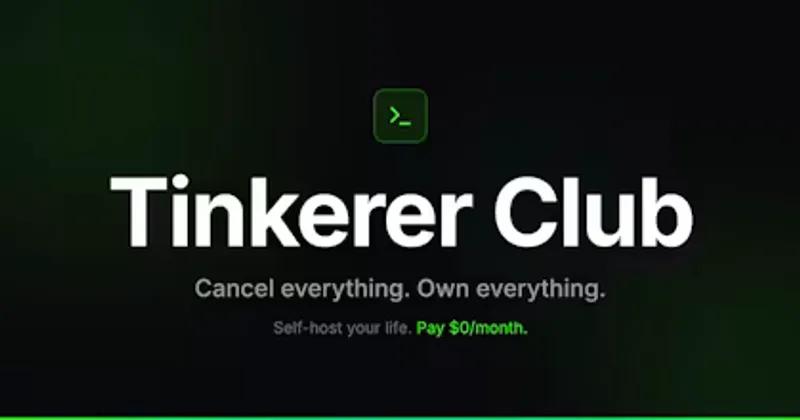Tinkerer Club screenshot