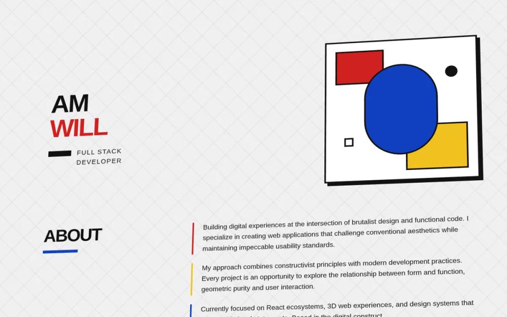 Bauhaus Constructivist Portfolio