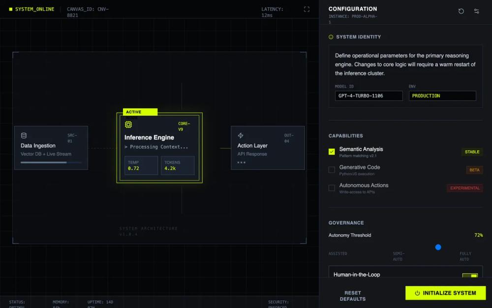 AI System Configuration Console