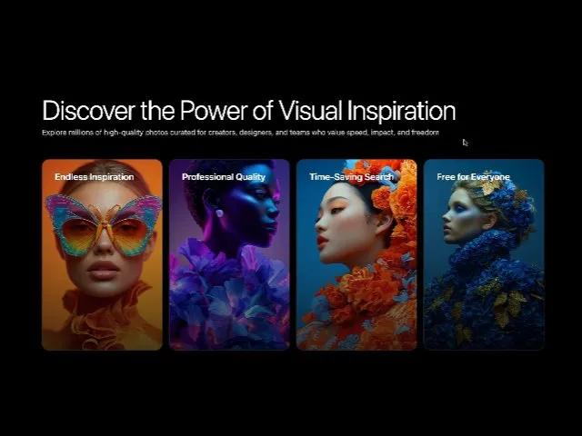 Expanding Feature Cards Section with Hover Reveal preview