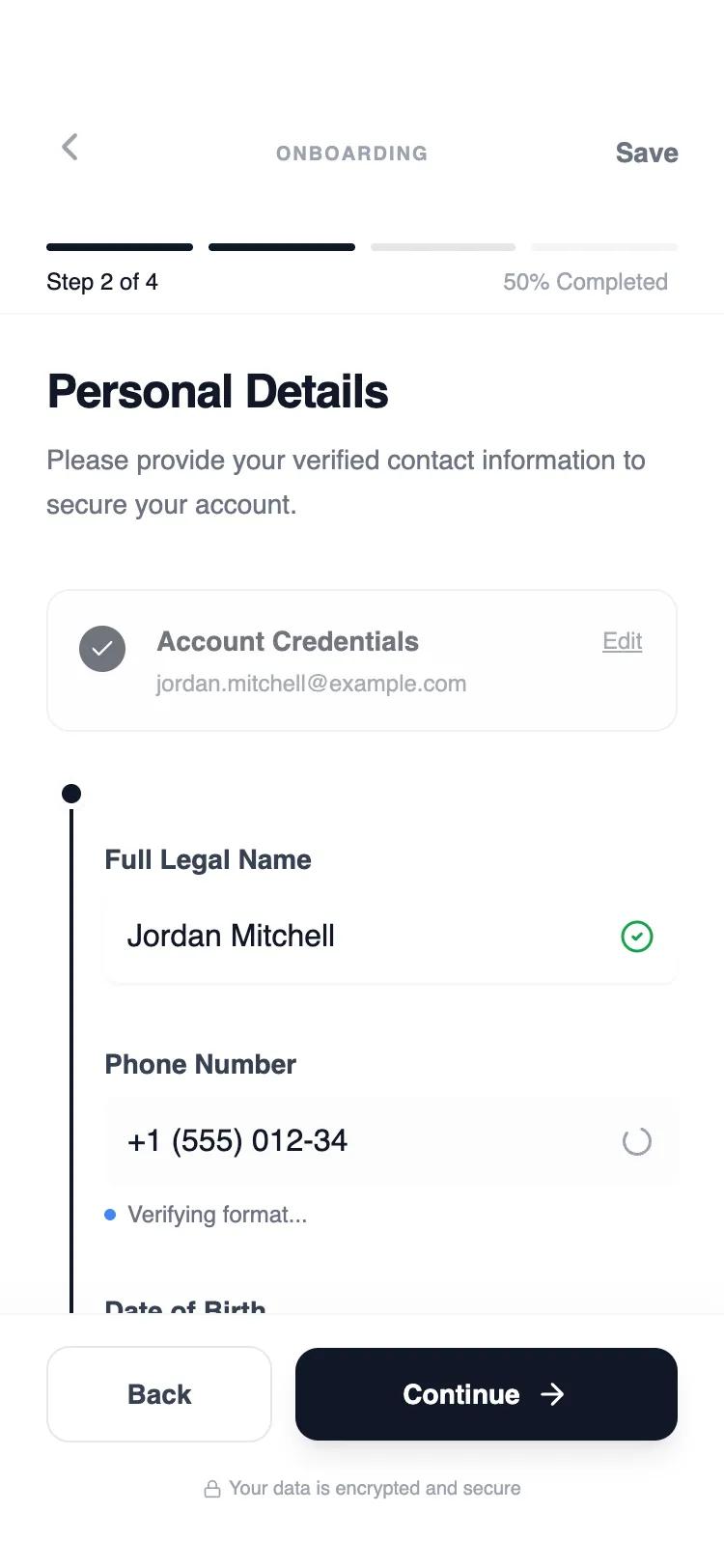 Multi-step Form Flow