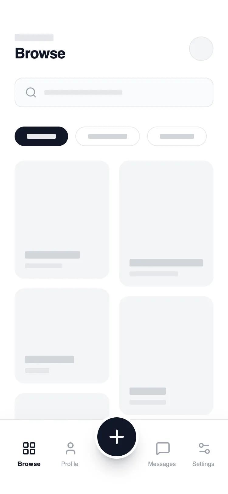 Bottom Tab Navigation — Core App Shell