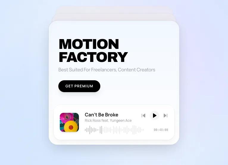 Motion Music Player