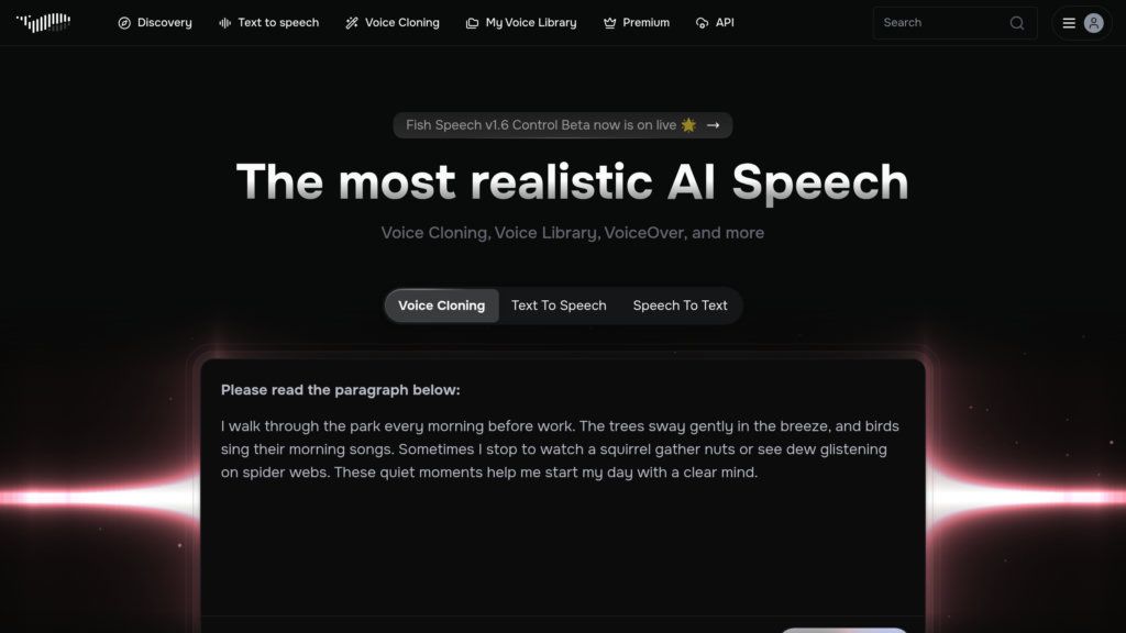 Fish Audio screenshot