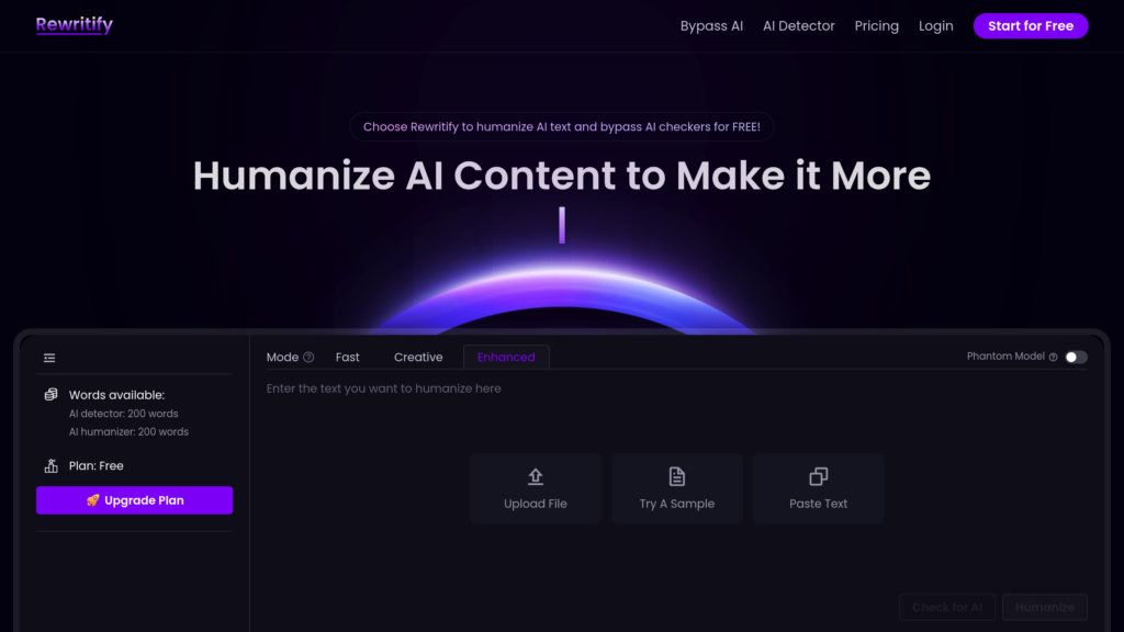 Rewritify AI screenshot