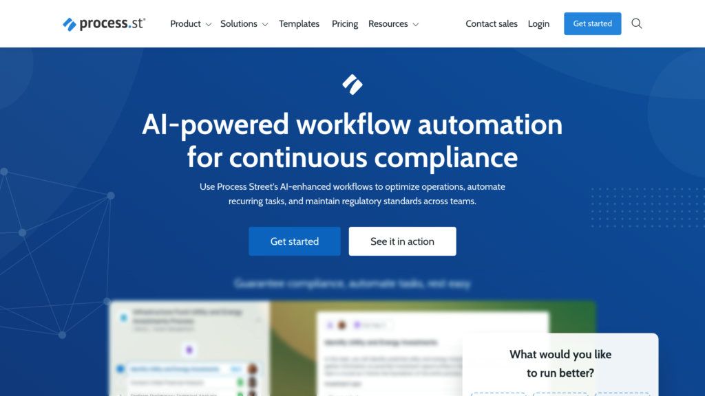 Process Street screenshot