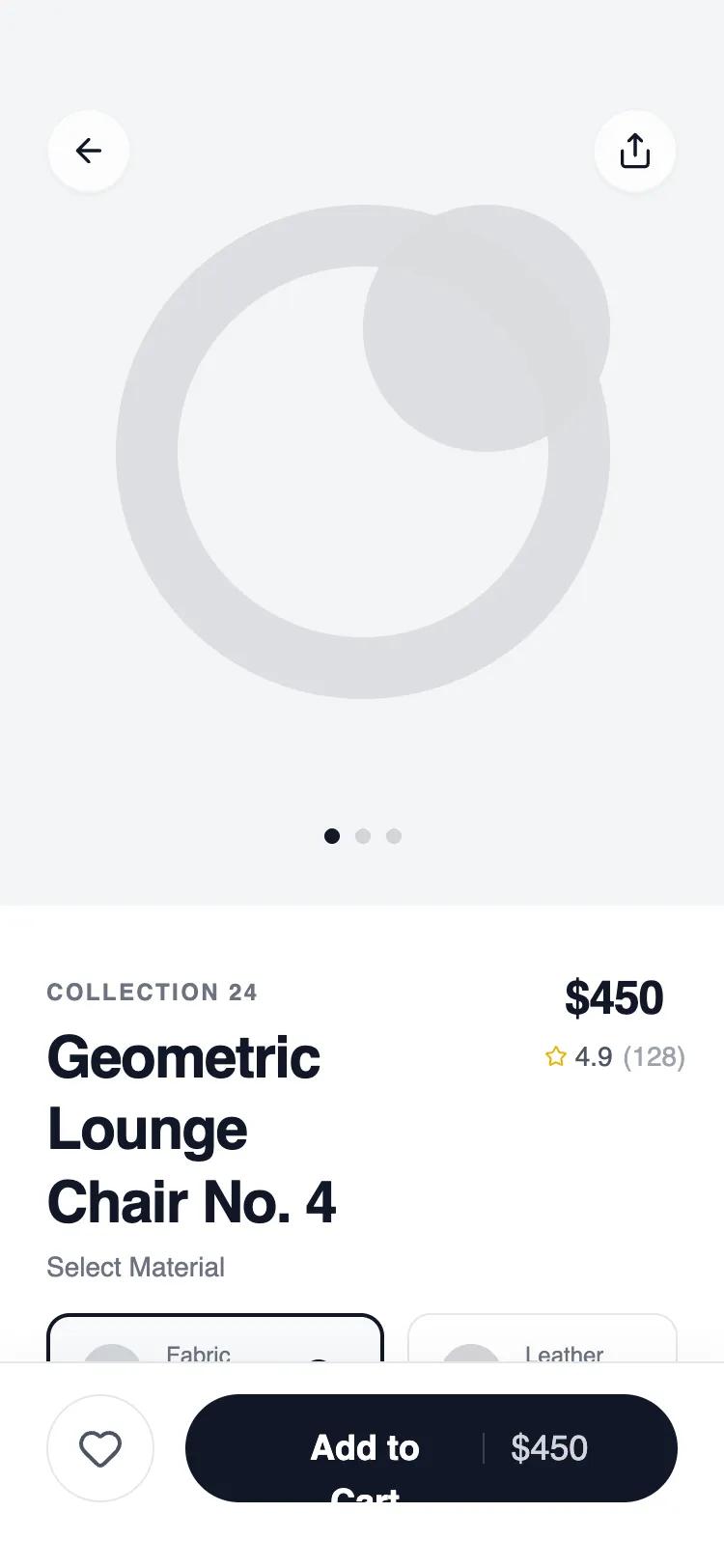 Hero + Sticky Action Detail