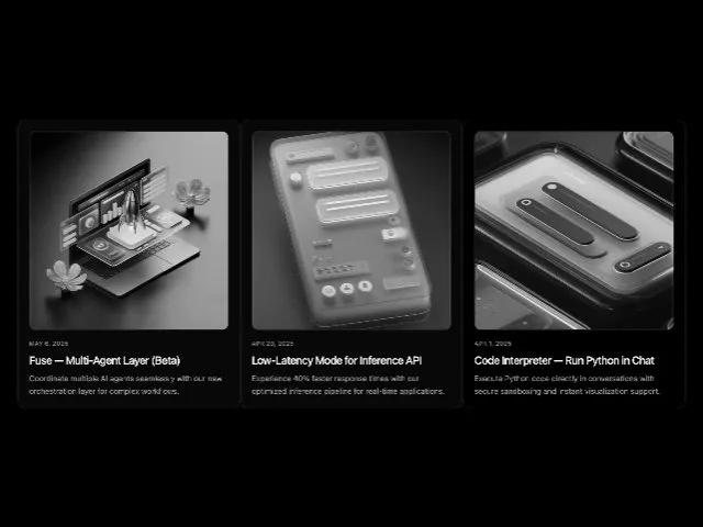 Responsive Animated Card Grid for Blog Posts preview