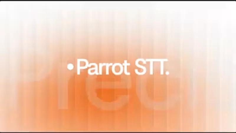 Parrot Speech-to-text API screenshot