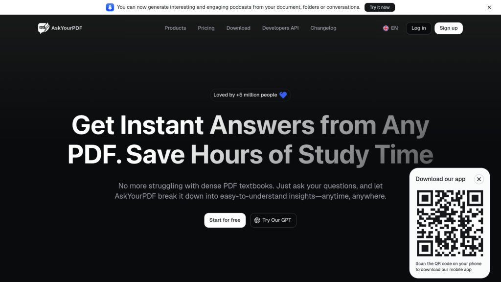 AskYourPDF screenshot