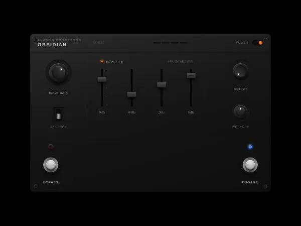 Analog Audio Processor UI Panel preview