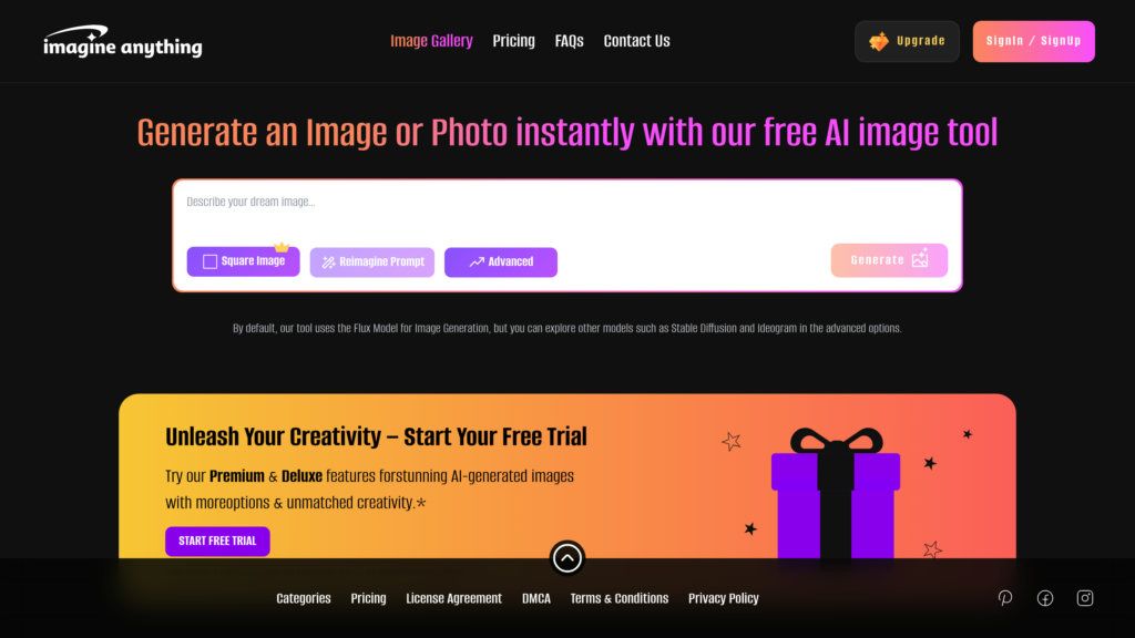 Imagine Anything screenshot