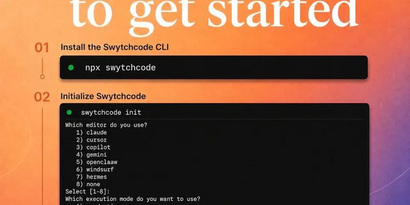 Swytchcode CLI screenshot