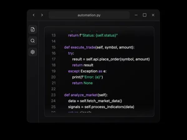 Auto-Scrolling Code Editor Mockup preview
