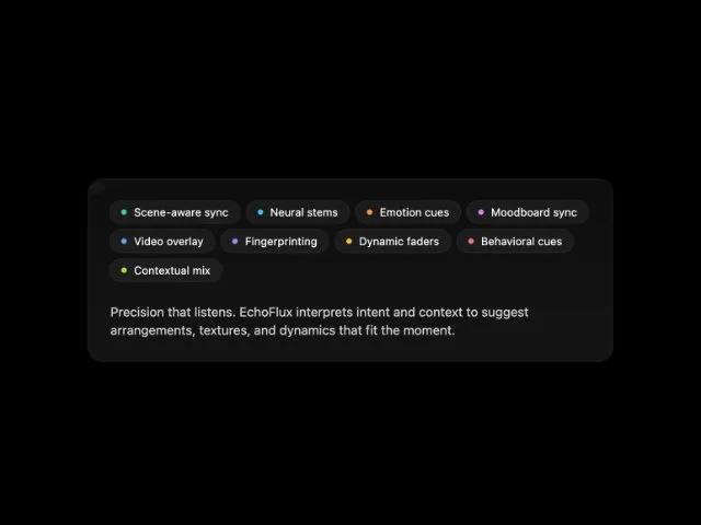 Feature Badge Section with Dark Gradient Background preview