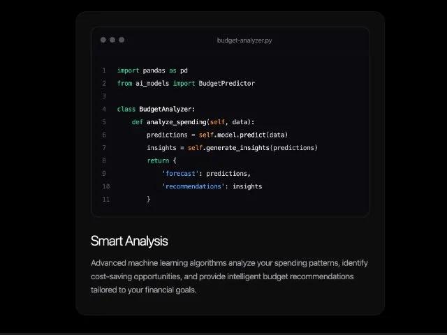 Tailwind Feature Card with Code Window preview