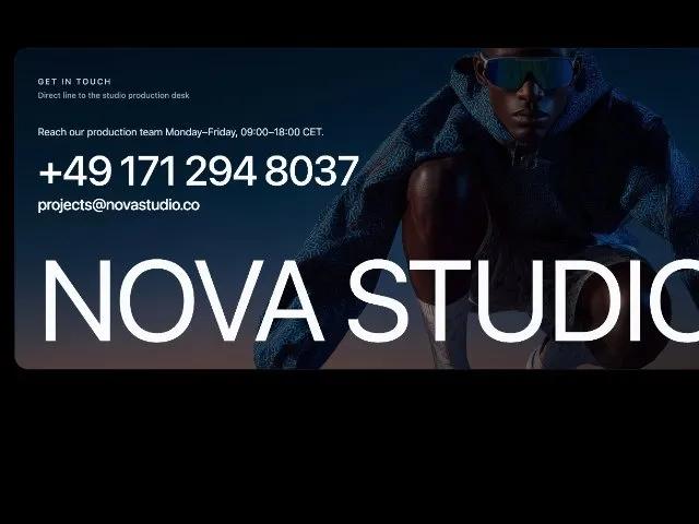 Contact Section with Studio Details preview