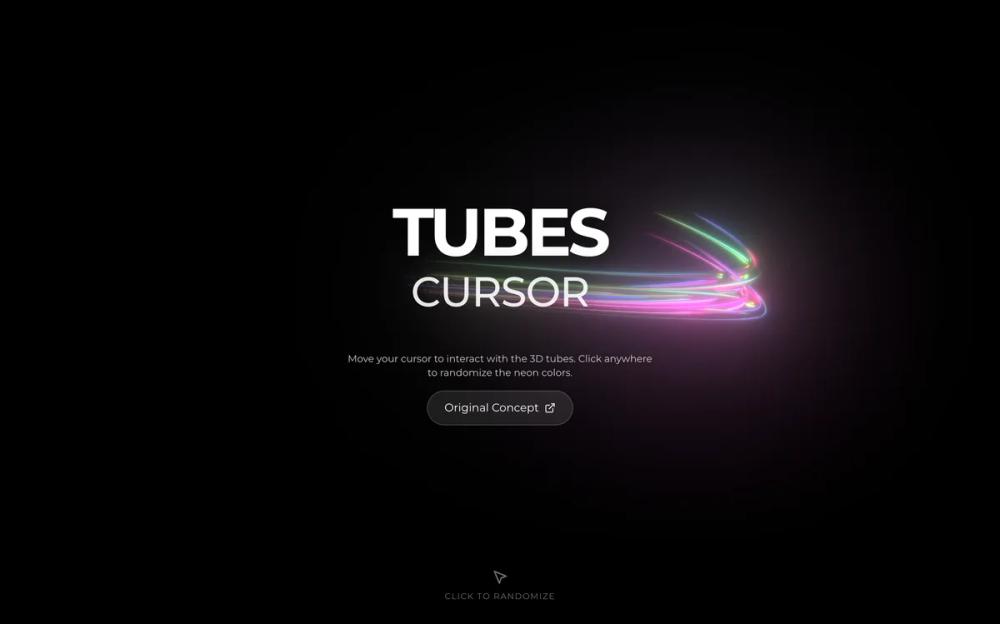 Tubes Interactive Background
