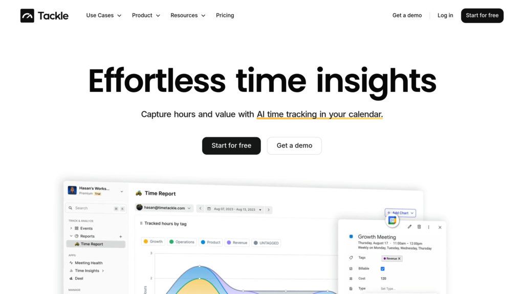 TimeTackle screenshot