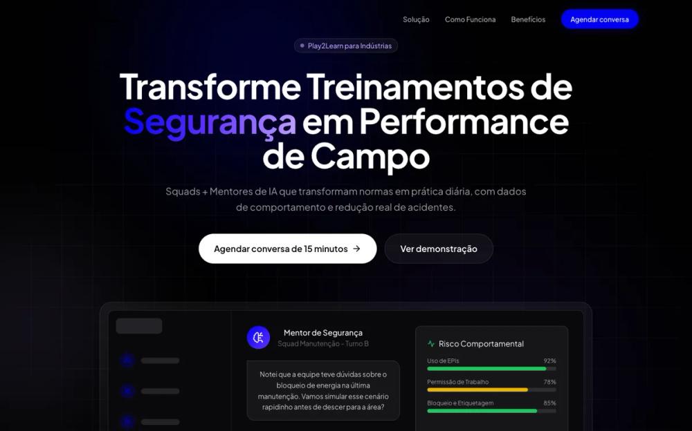 Play2LearnLandingPage