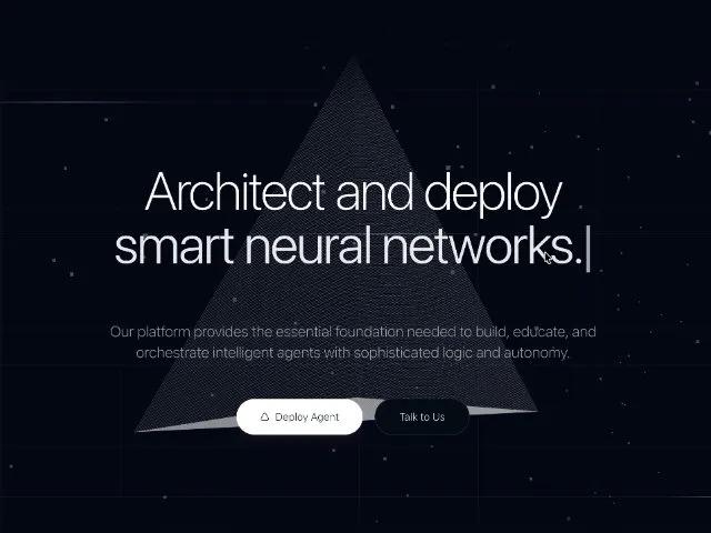 Interactive Hero with WebGL Background and Typewriter preview