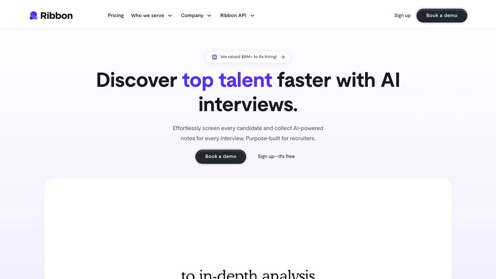 Ribbon AI screenshot