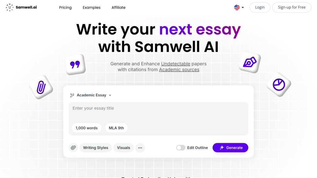 Samwell AI screenshot