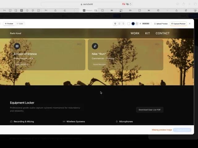 Scrolling Manually with buttons left right preview