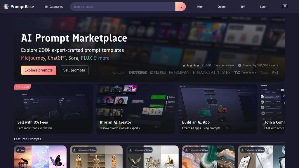 PromptBase screenshot