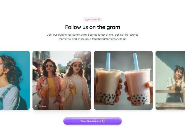 Interactive Social Media Gallery preview