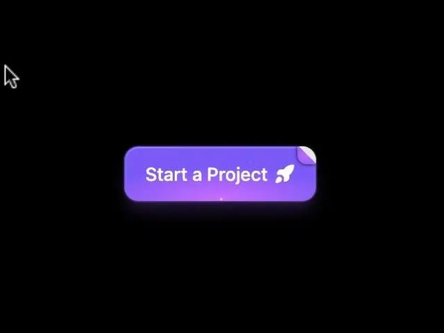 Animated Gradient CTA Button with Floating Particles preview