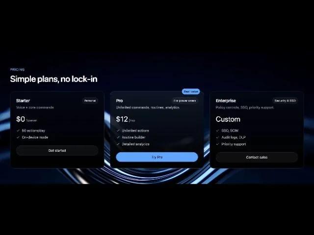 Responsive Pricing Section with Tiered Cards preview