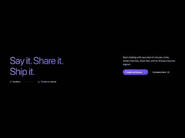 Gradient Hero Section with CTA Buttons preview