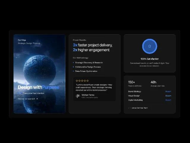 Agency Value Proposition Grid Section preview