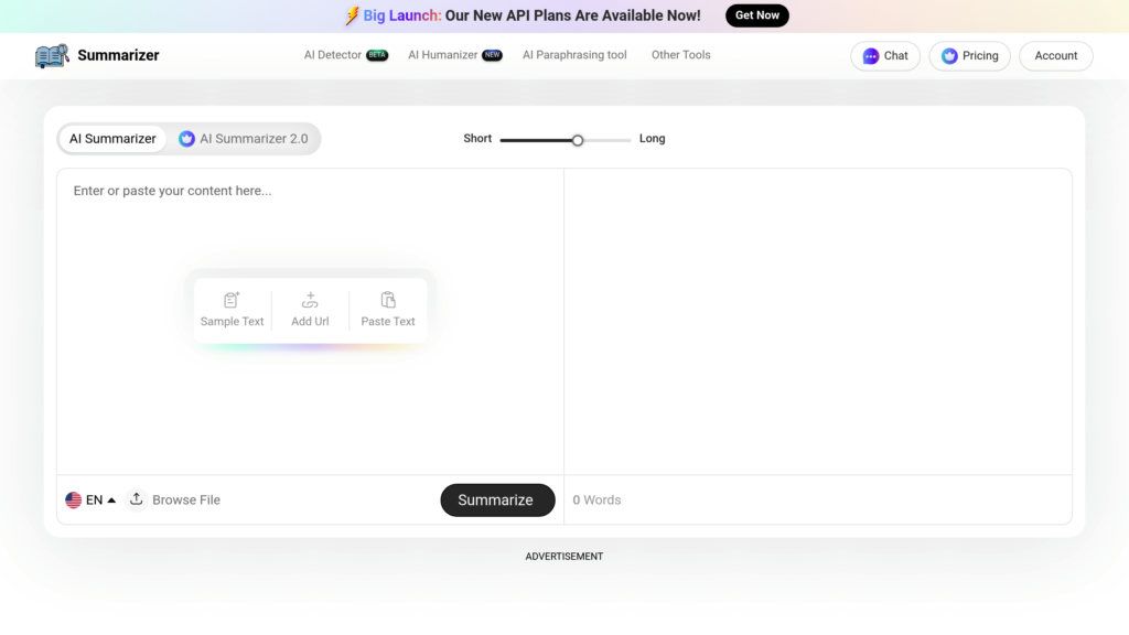 AI Summarizer screenshot