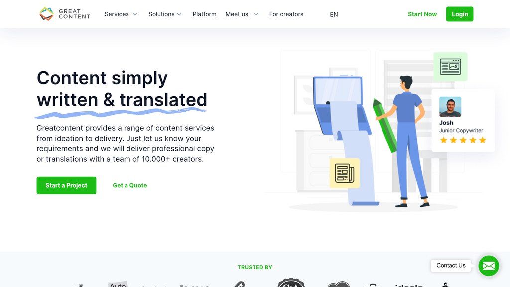 greatcontent screenshot