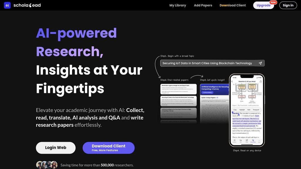 Scholaread screenshot