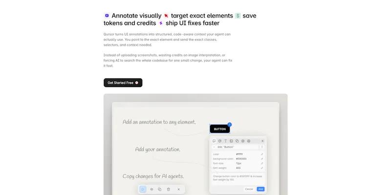 Qursor screenshot