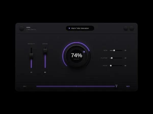 Audio Processing Hardware-Style Control Panel preview