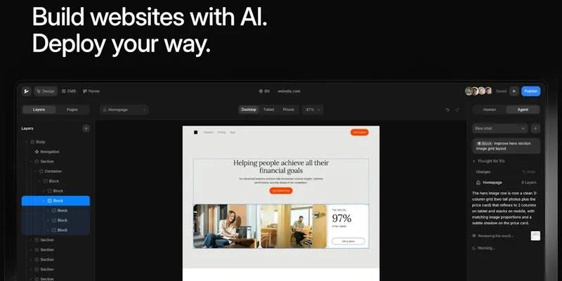 Ycode AI Agents screenshot