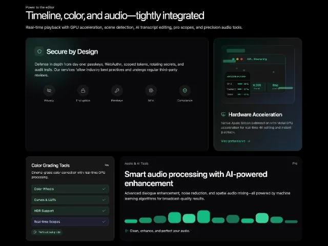 Responsive Feature Highlights Section preview