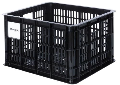 Basil crate kasse, 40x30x22 cm, sort, solid og let: