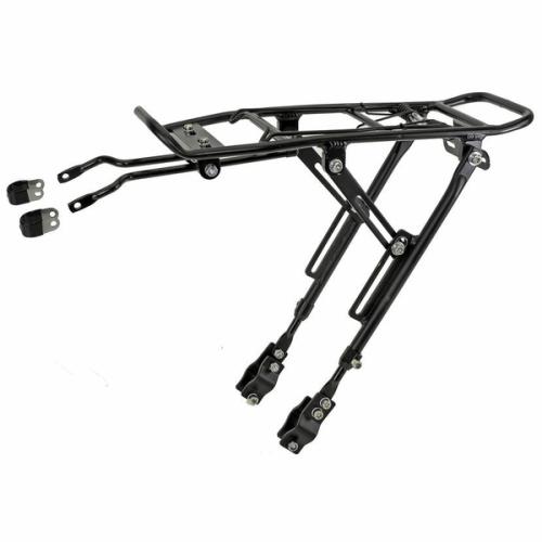 Bagagebærer i aluminium – 20″-29″, til skivebremser (sort)