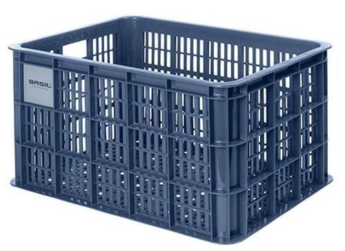 Cykelkasse Basil Crate L 40,0 liter – bluestone